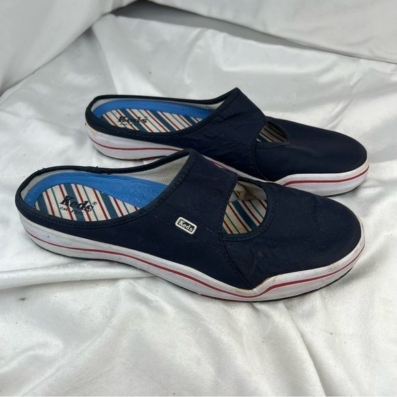 Keds Sport Sneakers Womens Size 9 Navy Canvas Slip On Casual Walking - Picture 5 of 8